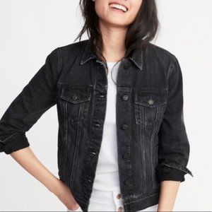 LIKE NEW - Universal Thread Black Denim Jacket